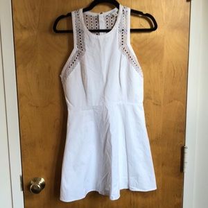American Eagle white mini dress-cute back detail!